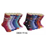 Ladies Crew Socks - EBC-3146